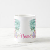 Aangepaste roze Flamingo Design Coffee Mok Cup (Center)