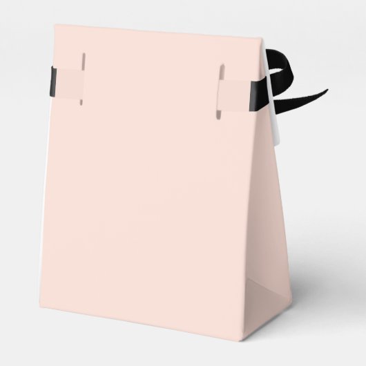 Aangepaste roze Floral Wedding Favor Box Bedankdoosjes (Achterkant)