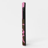 Aangepaste roze Giraffe Case-Mate iPhone Case (Achterkant/links)