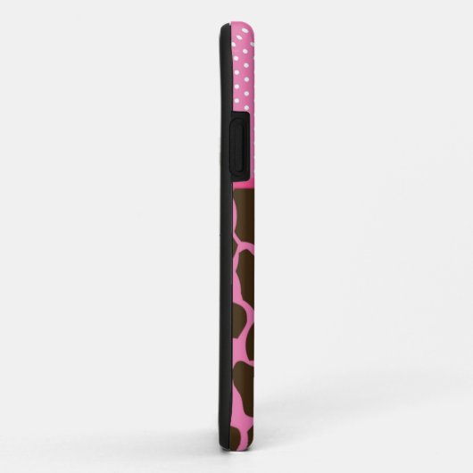 Aangepaste roze Giraffe Case-Mate iPhone Case (Achterkant/rechts)