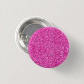 Aangepaste roze glitter look elegante blanco Sjabl Ronde Button 3,2 Cm (Voorkant /achterkant)