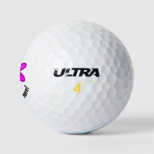 Aangepaste roze golf balls golfballen (Logo)