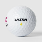 Aangepaste roze golf balls golfballen (Logo)