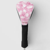 Aangepaste roze golfheadcover (Voorkant)