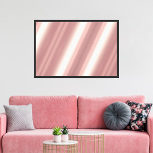 Aangepaste Roze Gouden Achtergrond Voor Uw Foto Canvas Afdruk