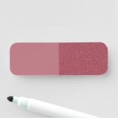 Aangepaste Roze Gouden Dubbele Textuur Tag (In situ)