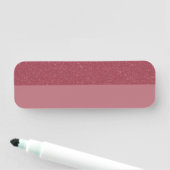 Aangepaste Roze Gouden Horizontale Klassieke Naamb Naamplaatje (In situ)