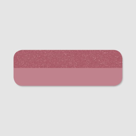 Aangepaste Roze Gouden Horizontale Klassieke Naamb Naamplaatje (Voorkant)