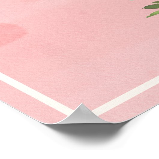 Aangepaste roze goudolietoren - 16 jaar oud poster (Hoek)