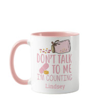 Aangepaste roze grappige apotheker/technische koff