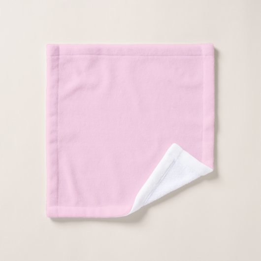 Aangepaste roze handdoekset crème bad handdoek (Wasdoekje)