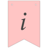 Aangepaste Roze Huwelijksaanzoek Thuis Wil Je Met  Vlaggetjes (Derde vlag)