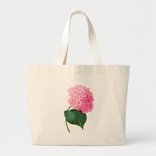 Aangepaste roze hydrangea Tas (Voorkant)