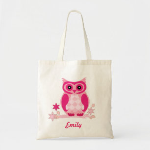 Aangepaste roze kinderen tote bag