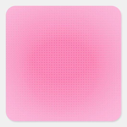 Aangepaste roze kleur elegante lege sjabloon vierkante sticker (Voorkant)