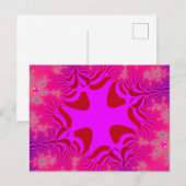 Aangepaste Roze Kristallen Kruiskaart Briefkaart (Voorkant / Achterkant)
