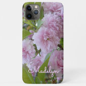 Aangepaste Roze Lente Kersenbloesem Boom Foto Case-Mate iPhone Case (Achterkant)