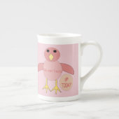 Aangepaste roze Mok voor meisje van 10 dagen (Rechts)