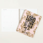 Aangepaste roze Motivatie planner voor roze goud (Display)