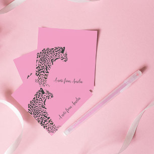 Aangepaste roze notities post-it® notes