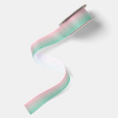 Aangepaste Roze Ombre Satijnen Lint (Achterkant)