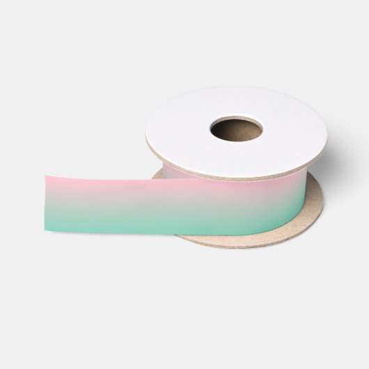 Aangepaste Roze Ombre Satijnen Lint (Spoel)