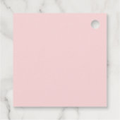 Aangepaste Roze Orchidee Bedankkaart Zakelijk Bedankjes Labels (Achterkant)