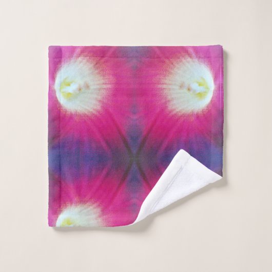 Aangepaste roze Paarse badhanddoek set Bad Handdoek (Wasdoekje)