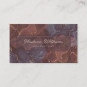 Aangepaste Roze Paarse Gouden Glitter Professional Visitekaartje (Voorkant)