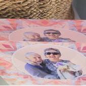 Aangepaste Roze Paarse Ster Huwelijkscadeau Fotoblokken