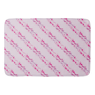 Aangepaste roze patroonplaat badmat