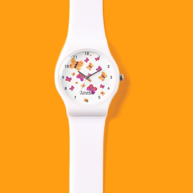 Aangepaste roze pekelvlieg horloge (Creator heeft geüpload)