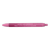 Aangepaste roze pen met textuur (Voorkant)