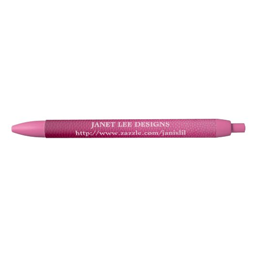 Aangepaste roze pen met textuur (Voorkant)
