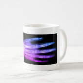 Aangepaste roze pols/handstraal koffiemok (Voorkant rechts)