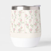 Aangepaste Roze Roos Bloemige Monogram (Links)