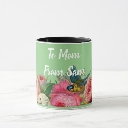 Aangepaste roze roze Collectie Mok (Midden)