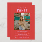 Aangepaste, roze roze moderne foto van Birthday Pa Kaart (Voorkant / Achterkant)