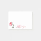 Aangepaste roze roze postit notities post-it® notes (Voorkant)