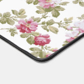 Aangepaste  roze roze roze rand bureaumat (Hoek)