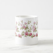 Aangepaste  roze roze roze rand koffiemok (Center)