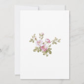 Aangepaste  roze roze roze rand notitiekaartje (Achterkant)