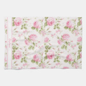 Aangepaste roze roze roze theedoek (Horizontaal)