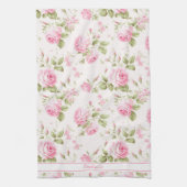 Aangepaste roze roze roze theedoek (Verticaal)