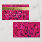 Aangepaste roze roze Visitekaartjes, 100 stuks Visitekaartje (Voorkant / Achterkant)