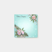 Aangepaste roze rozen Post-it notities Post-it® Notes (Voorkant)