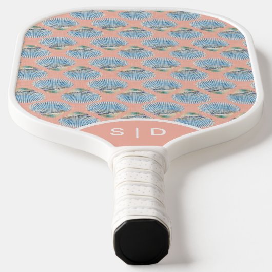 Aangepaste roze schelpen pickleball paddle (Laagn)
