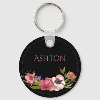 Aangepaste roze Sleutelhanger
