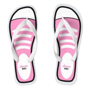 Aangepaste roze Sneakers Teenslippers