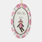 Aangepaste roze sokaap voor sierdoeleinden keramisch ornament (Rechts)